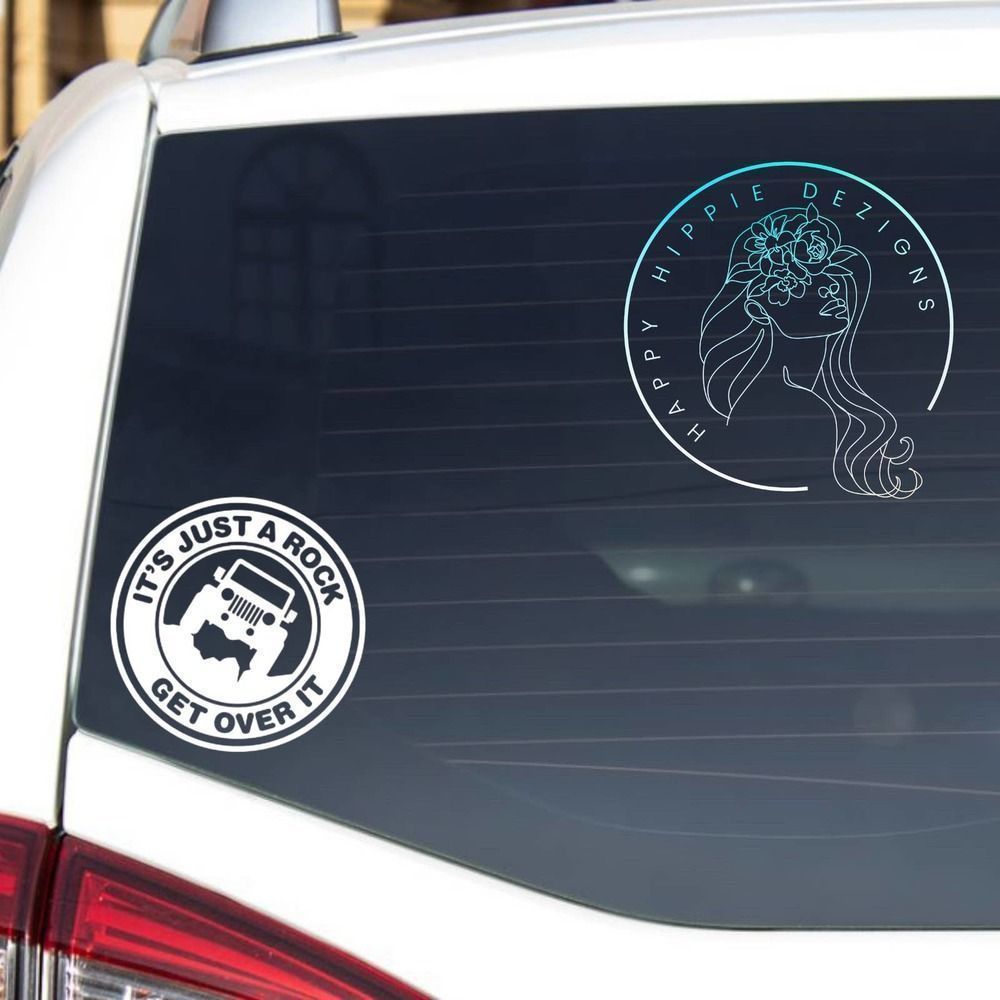 It’s Just A Rock Get Over It Vinyl Jeep Decal
